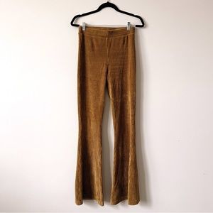 Velour Flare Leggings